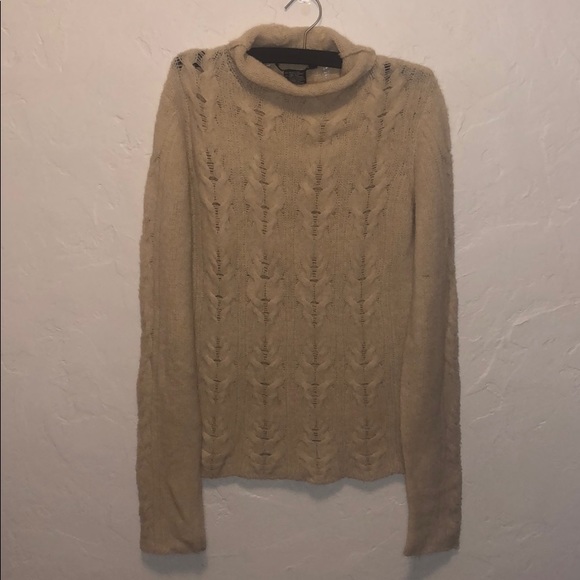 theory Cream Knit Sweater Small - Picture 2 of 5